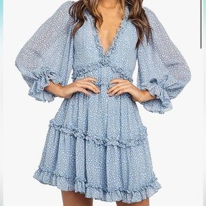 Happy Sailed Womens Spring/Summer Long Sleeve Dress